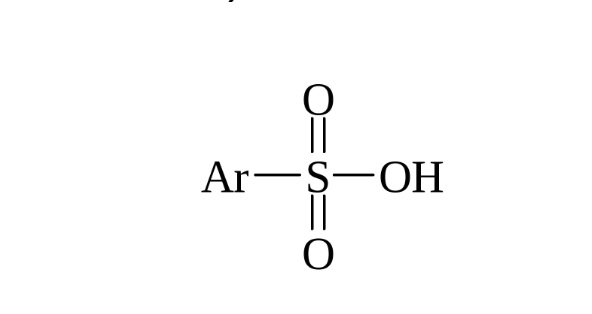 Сульфирование бензола - сульфокислота