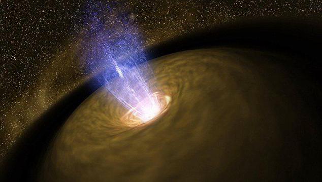 размеры сверхмассивной черной дыры