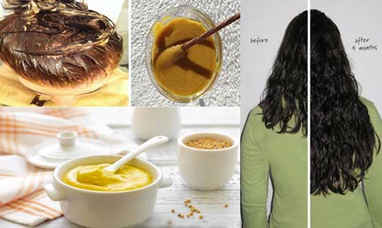Рецепт и итог желтовато-коричневой маски для волос
