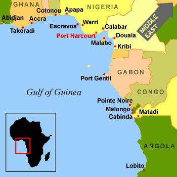 гвинейский залив омывает африку с