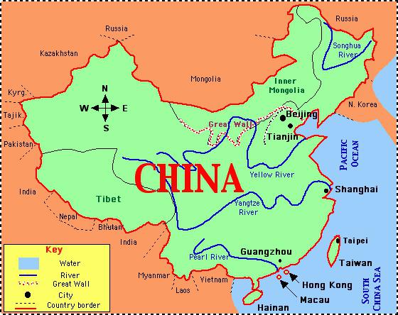 страны с которыми граничит китай