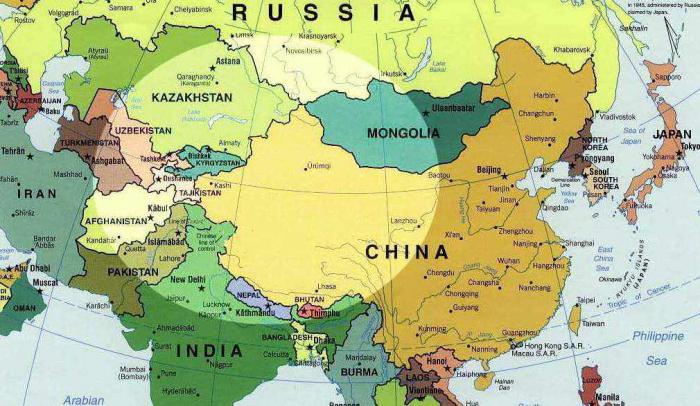 страны центральной азии
