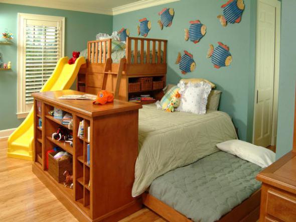 как расставить мебель в однокомнатной квартире с детьми