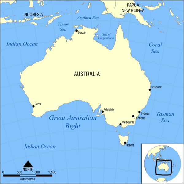 моря австралии