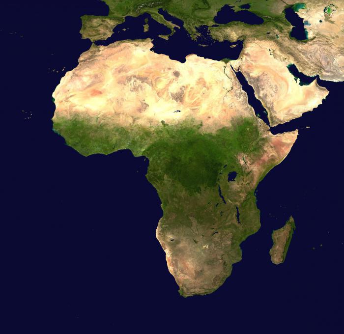 описание географического положения африки