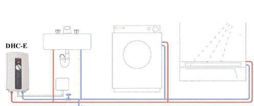 подключение водонагревателя к водопроводу схема