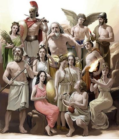 «Раса господ» Атлантиды как прообраз древнегреческих богов