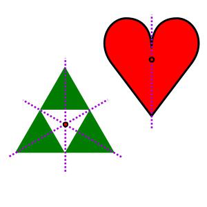 ось симметрии треугольника