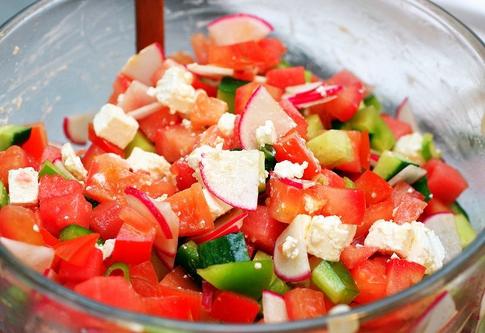 вкусные летние салаты с фото