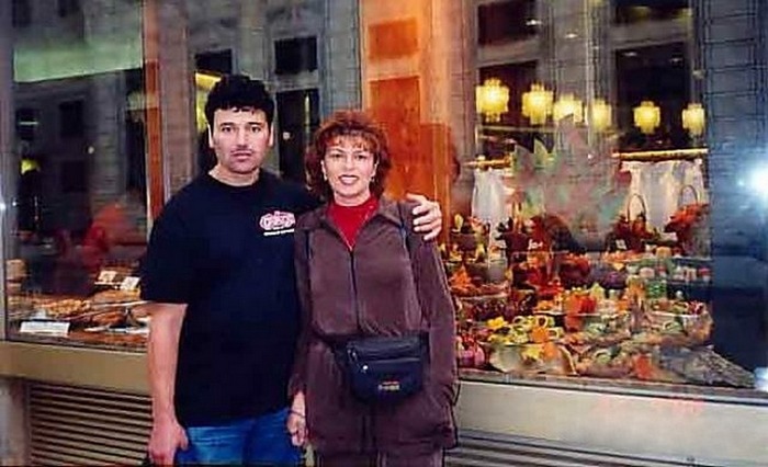 Яков Циперович с женой Кариной