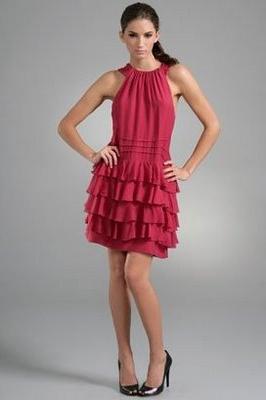 dress with ruffles