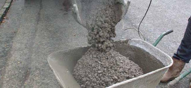 Объемный вес бетона