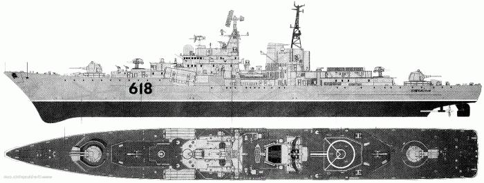 эсминец современный проект 956