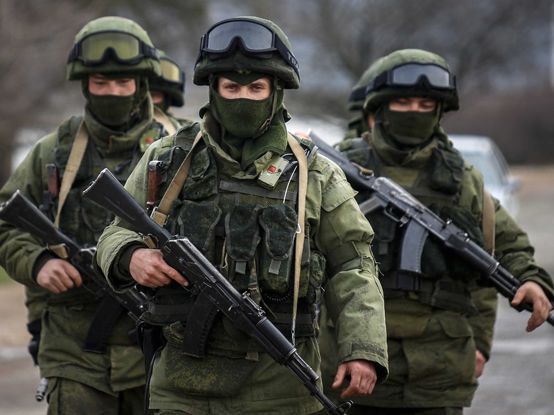 Бойцы российской армии
