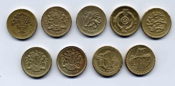 монеты англии фунты 
