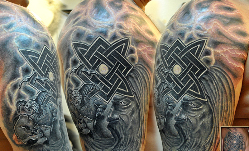 Татуировка-оберег для мужчины: фото лучших вариантов, значения символов
