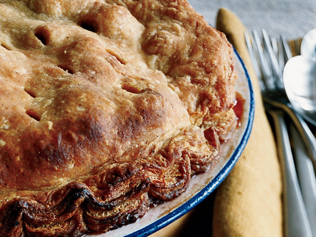 рецепт слоеного пирога с яблоками