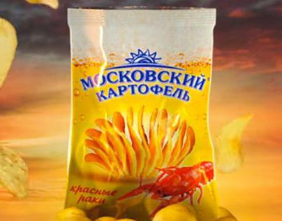 московский картофель чипсы