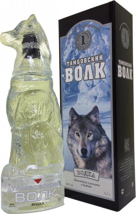 водка тамбовский волк в подарочной упаковке