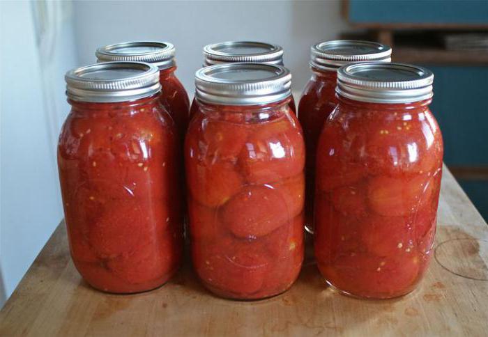 помидоры с томатной пастой на зиму