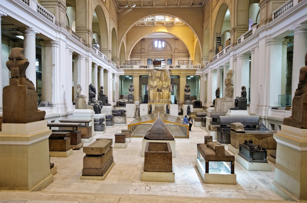Атриум египетского музея в Каире