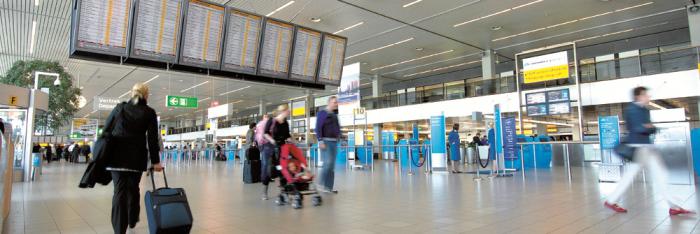 аэропорт Амстердама табло прилета