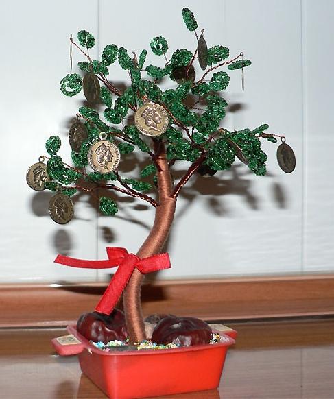 денежное дерево своими руками из монет