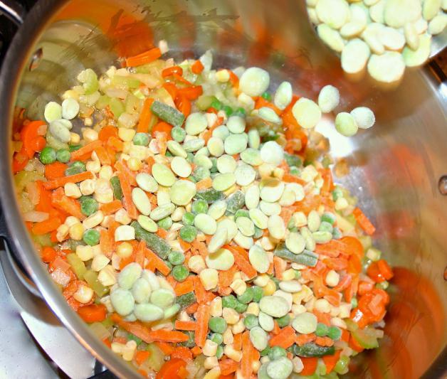 как приготовить овощную смесь замороженную 