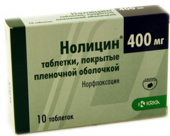 нолицин антибиотик или нет 