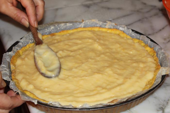 лимонный пирог с меренгами 