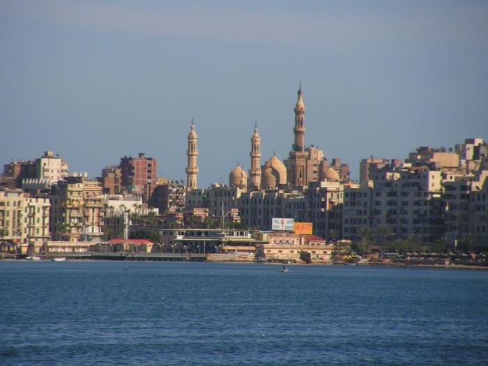 города курорты египта