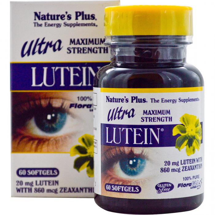 витамины для глаз в таблетках