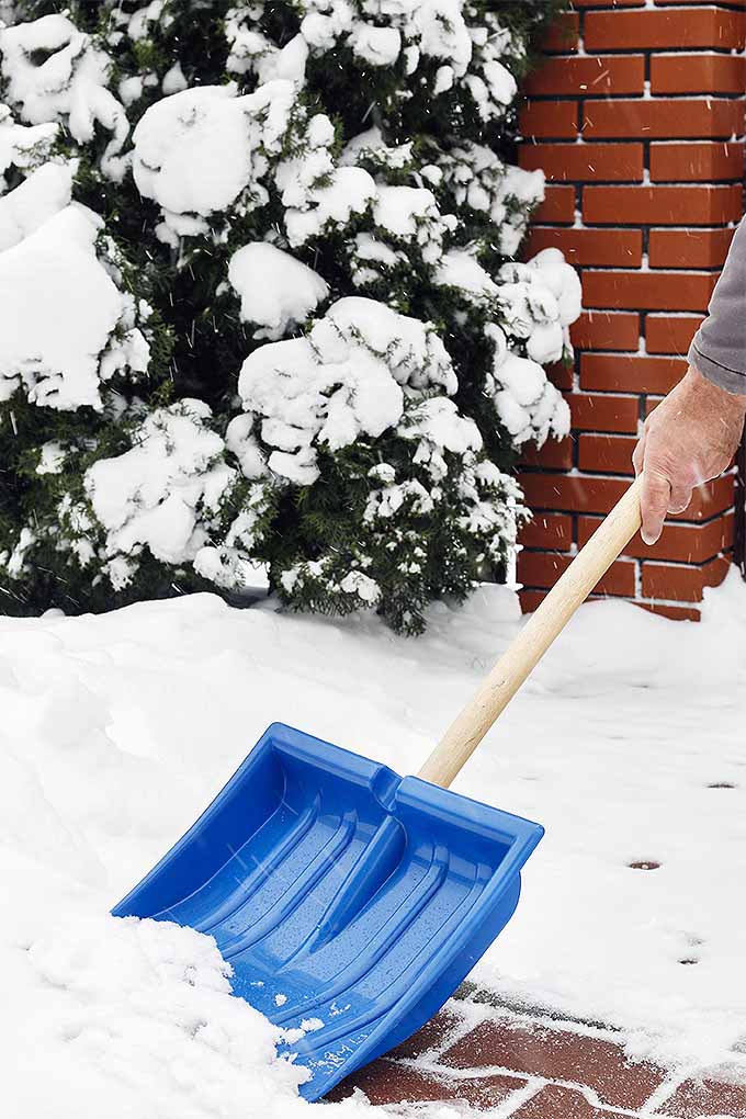 Пластиковая лопата для снега
