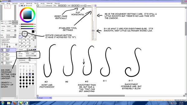 рисунки в paint tool sai 