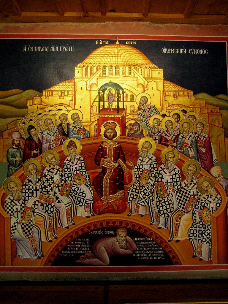 Константин на Никейском соборе