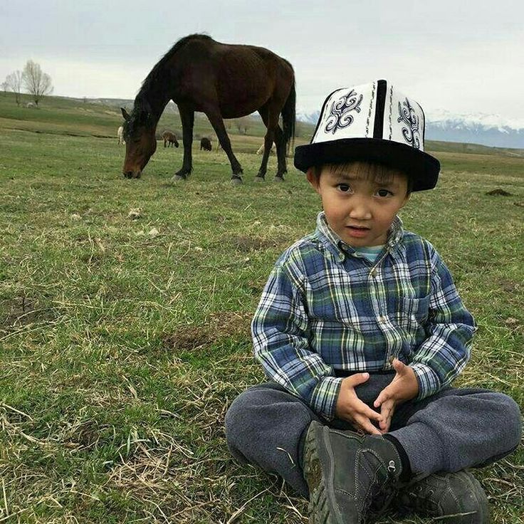 киргизские дети