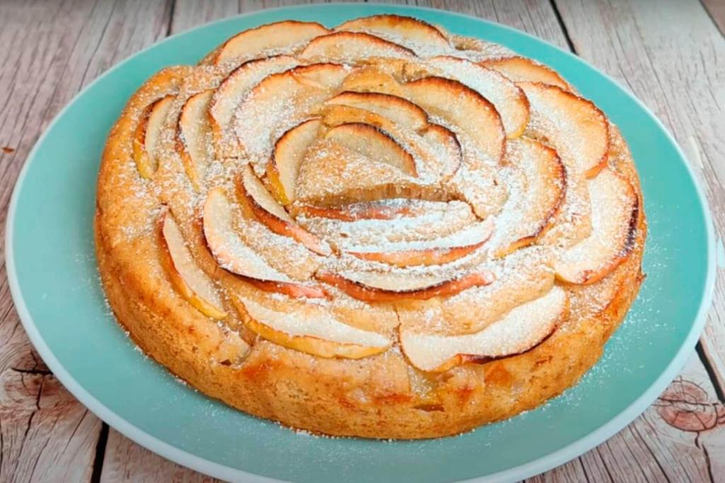 пирог яблочный шарлотка рецепт