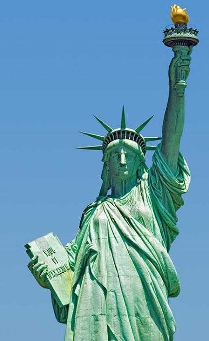 статуя свободы в америке