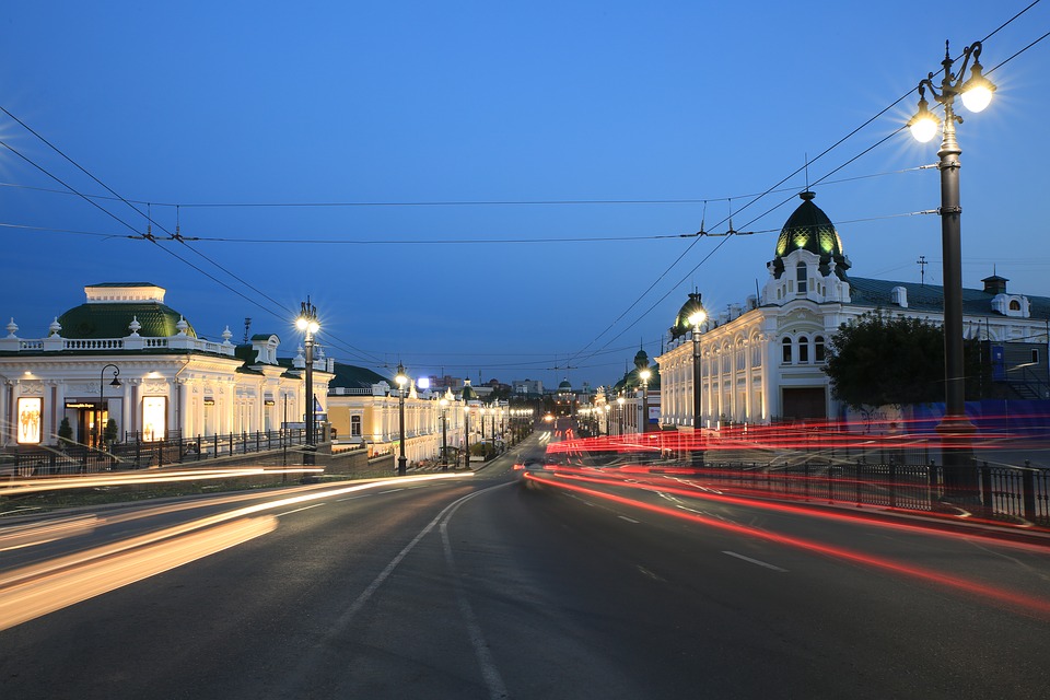 Центр Омска, старинные здания