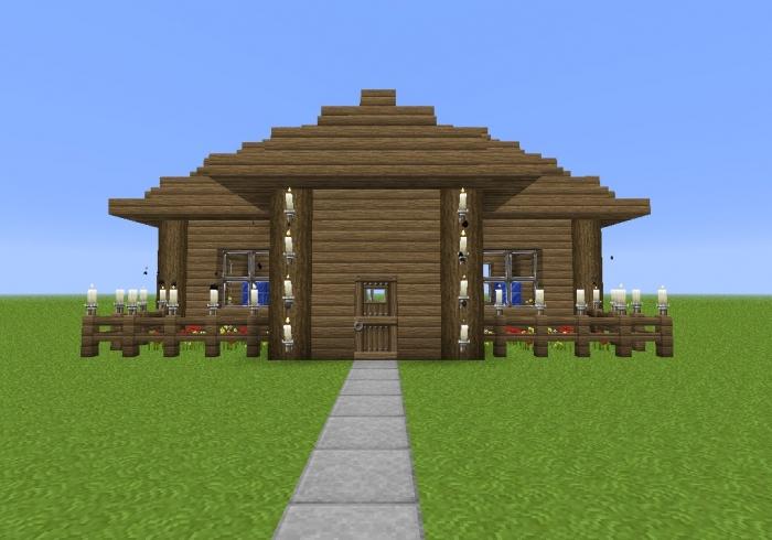 постройка дома в minecraft