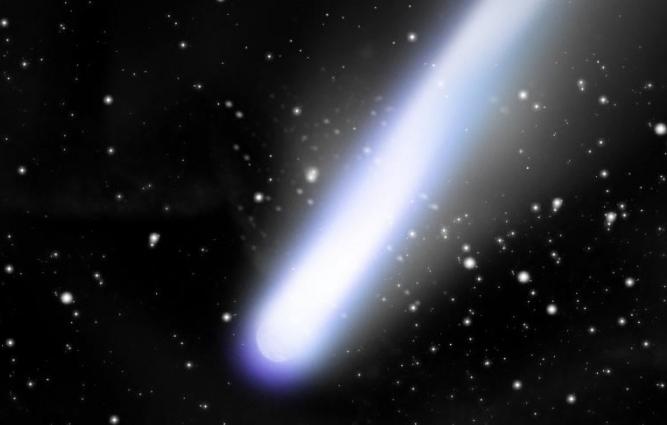 комета летит на землю