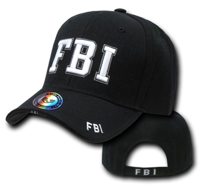 кепки fbi