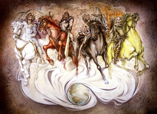 4 horsemen of the apocalypse horse names
