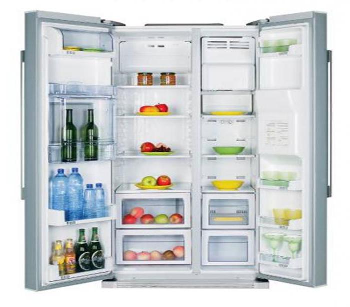холодильник двухдверный размеры 