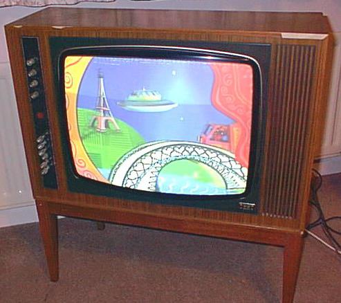 первый цветной телевизор