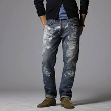 Как с джинсов удалить краску