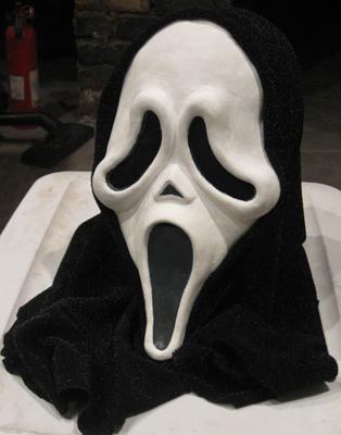 Как сделать ужасную маску на хэллоуин из бумаги