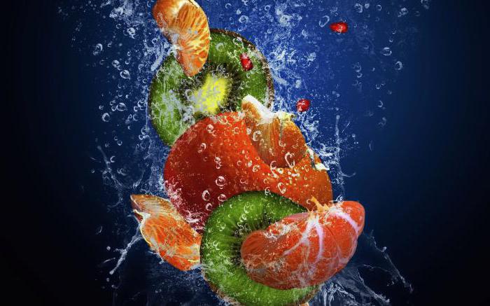 фрукты в воде фото