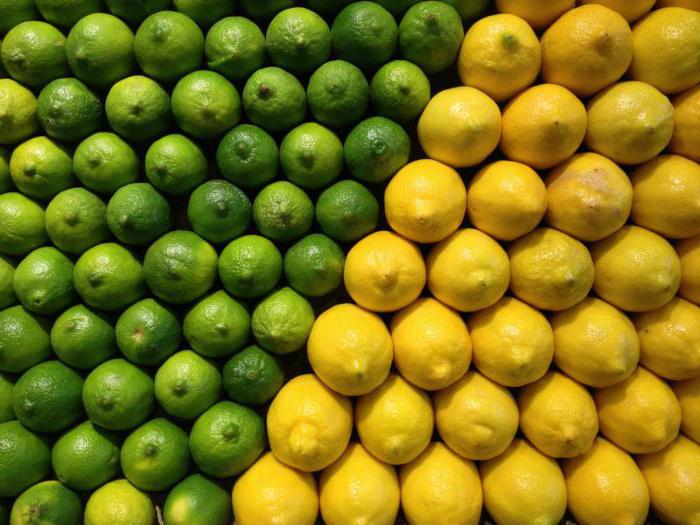 разница между лимоном и лаймом