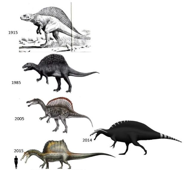 Реконструкция облика спинозавра